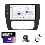 【Pantalla táctil capacitiva de alta calidad】Nuestro estéreo Android de doble DIN le informará y entretendrá. Sus controles en pantalla son muy sensibles y fáciles de usar. La radio Bluetooth para coche cuenta con una pantalla táctil HD de 9 pulgadas y admite la función táctil multipunto de alta definición de 5 puntos.