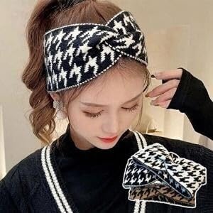 Hot Headz Polarex Fleece Ponytail Ear Warmer Headband - Womens Black 1, One Size