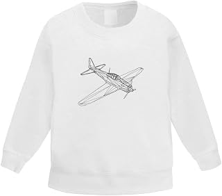 Azeeda 'Vintage Military Aircraft' Kid's Sweatshirt/Jumper (3-4 Years) (KW00021391)