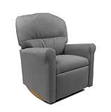 Dozydotes Contemporary Ash Grey Rocker Recliner (15010)