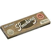 Smoking Medium 1 1/4 Organic Rolling Papers -1 Pack- 50 Leaves/Pack