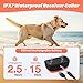 Underground Dog Fence System, Rechargeable Electric Fence for Dogs with 656Ft Boundary Wire, In Ground Dog Fence with 2 Waterproof Collar Receivers, Pet Containment Outdoor Training for Yard