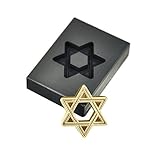 1 Oz Troy Ounce Star of David Gold Graphite Ingot Mold for Melting Casting Refining Pouring Gold Religious Pendant Jewelry Necklace
