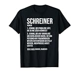 Lustiger Tischler Spruch Geschenk Schreiner Herren Damen T-Shirt