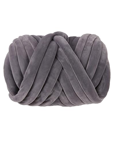Velvet Chunky Yarn Bulky Giant Arm Knitting Yarn, Super