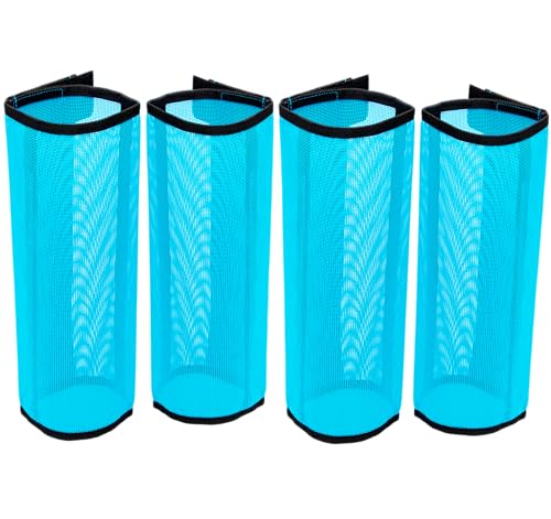 Mesh Fly Boots for Horses Set of 4, Horse Leg Guards Leg Wraps, Horse Leg Protectors