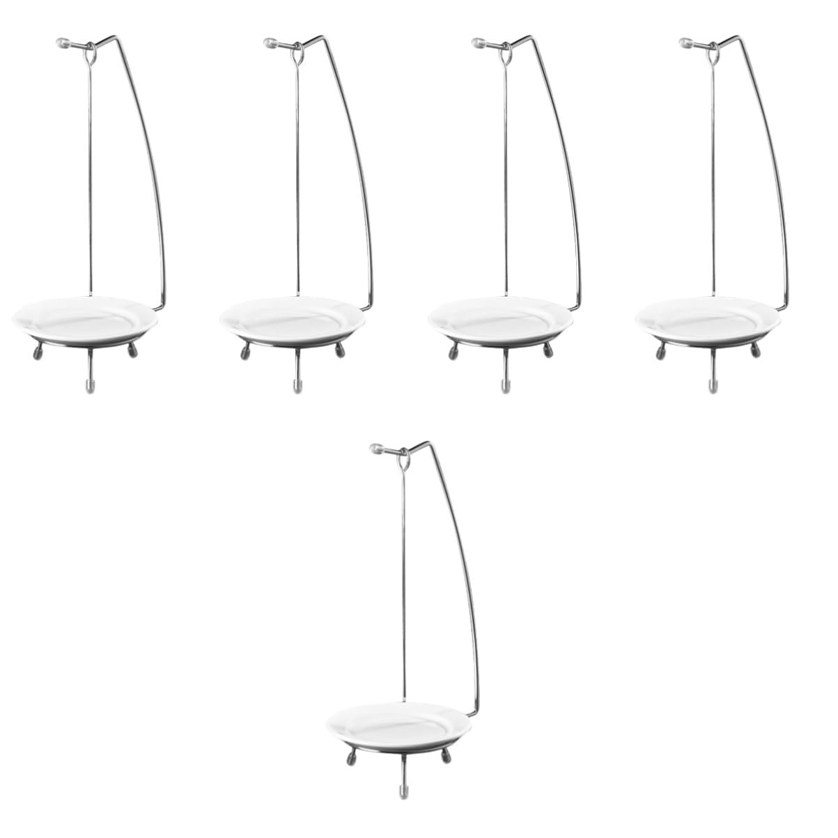 Support de gril debout MAGICLULU avec 5 brochettes pour barbecue de légumes en plein air
