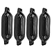 Grcfumo 5PCS Inflatable Boat Bumper Kit, Multi Purpose Bumper, Ribbed Protective Buoys for Yachts, Docking and Protecting Hull