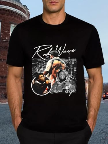 Jkahh Men Rod Music Rapper Wave Shirts Handmade Shirt Retro Tops T Shirts Women Music Fans Shirts Fashion Cotton Soft T-Shirts Short Sleeve Cool Top T-Shirt  thumb #2