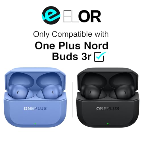 Image of ELOR Premium Silicone Case Cover Compatible with OnePlus Nord Buds 3r (Earbuds Not Included) (Sky Blue, OnePlus Nord Buds 3r)