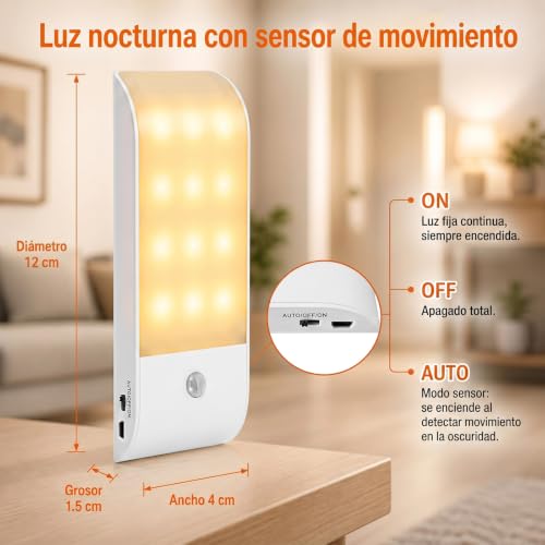 Luces LED recargables 6 Imagen adicional