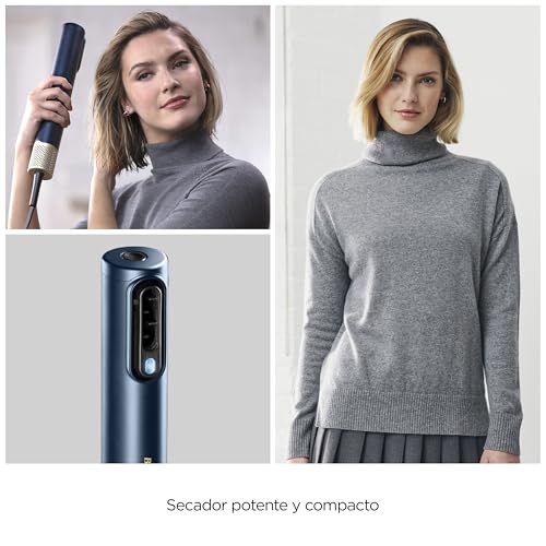Miniatura 3 de Babyliss Air Wand Secador, Alisador Y Styler, Todo En Uno. De Cabello Mojado A Seco, Alisado Y Con Volumen. Motor Digital, 123 Km H, Modo Ultra-Care, Antiencrespamiento