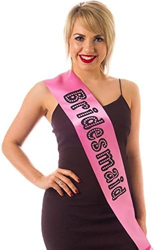 Alandra PartyMISS-200 Bridesmaid Sash Miss Behave, Unisex-Adult, Pink, One Size