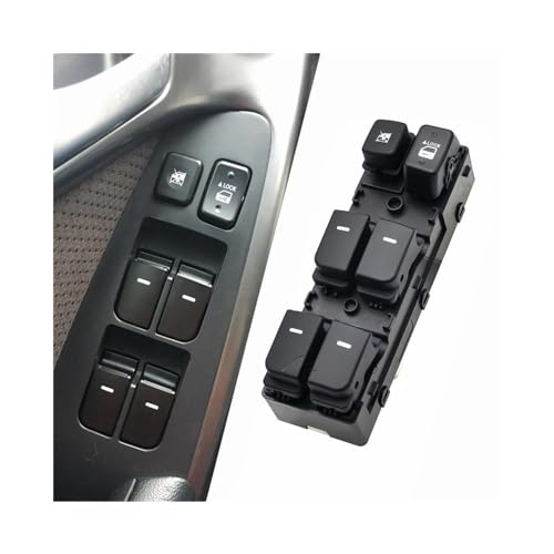 Commutateur de commande de fenêtre électrique finition durable pour Kia Forte 2010 - 2