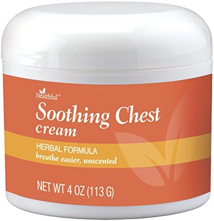 EasyComfort Healthful Lung Cream, Unscented Herbal Formula, 4 oz by EasyComforts