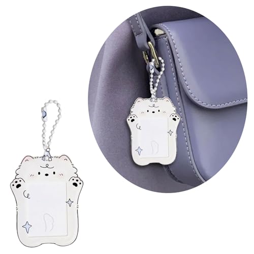 Photocard Holder Korean Popular Photo Card Holder with Keychain Identity Car Holder Pendant Keychain Student Card Sleeve2