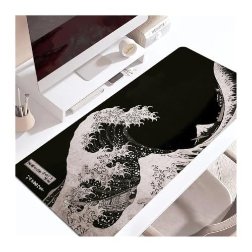 Tapis de souris de jeu noir antidérapant pour stabiliser chaque gadget de bureau