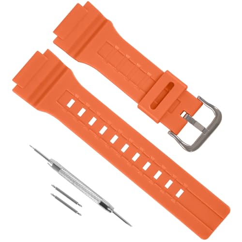 Bracelet montre Casio 20mm étanche en silicone pour le sport et les loisirs nautiques