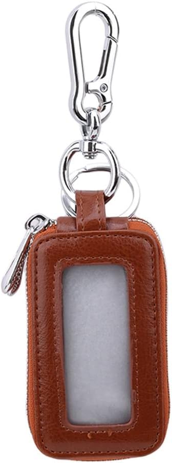 Leather Men Car Key Holders Housekeeper Zipper Walle