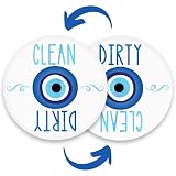 Evil Eye Home Decor Clean Dirty Dishwasher Magnet for Women Blue Evil Eye Turkish Greek Good Luck Ch