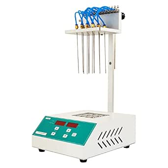 TECHTONGDA Lab Sample Evaporator Nitrogen Concentrator with 12-Gas Needles, 110V