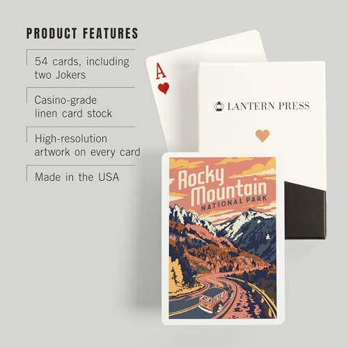 Baraja de cartas Poker Rocky Mountain National Park 52 piezas miniatura 3