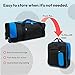 iN Holdall with Wheels - Wheeled Holdall - Bags with Wheels - Wheeled Travel Bag - Extra Large - Travel Bag - Weekender Bag - Duffle Bag (Black/Blue) 80L