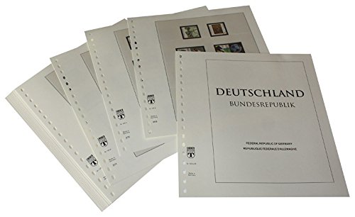Feuilles pré-imprimées Année 2005-2009 LINDNER Allemagne pour timbres