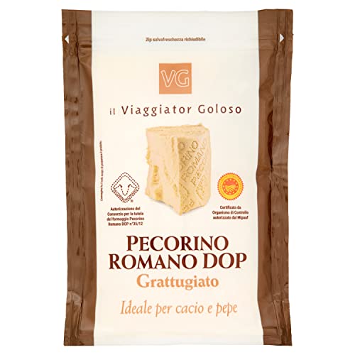 Il Viaggiator Goloso Pecorino Romano DOP Grattugiato, 100g