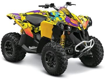 Miniatura 5 de All Years RENEGADE 5008001000 ZANY Sunburst Senge Kit de gráficos compatible con Can-Am