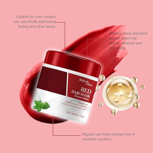 Mascarilla Roja Potenciadora de Color para Cabello Dañado miniatura 2