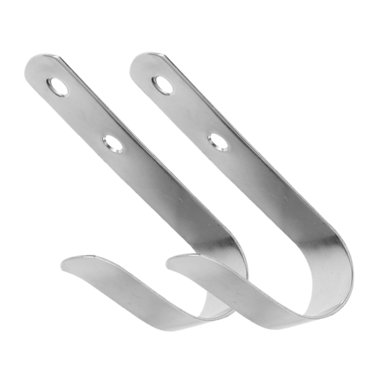 PartyKindom Boat Hook for Docking 107 * 25mm Stainless Cleats for Boat Metal Hangers for Wall Mounting