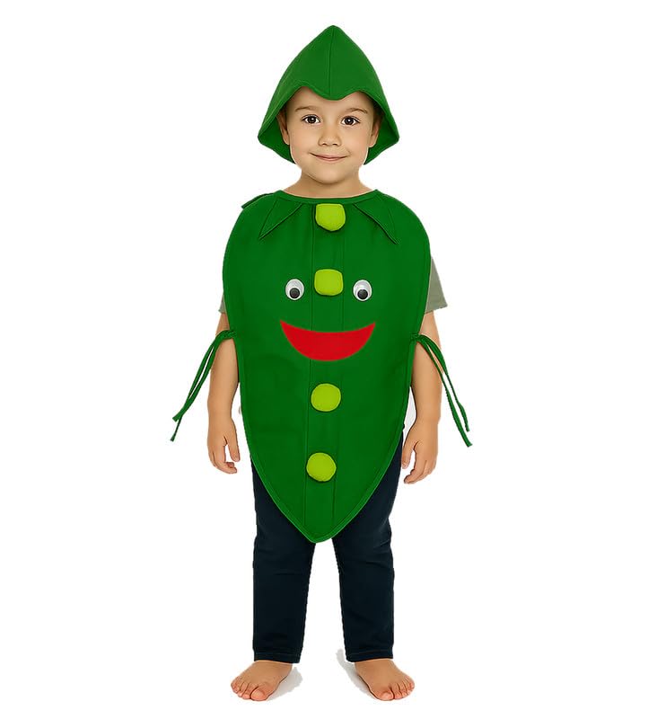 Image of FancyDressWale Fruit & Vegetable Fancy Dress Costume for Kids | Free Size 2-10 Years | School Fancy Dress, Stage Shows, Theme Parties