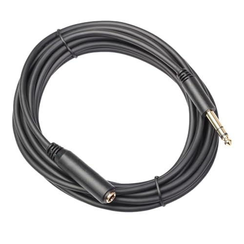 Cable Extensor Estéreo 6.35mm Macho a Hembra 180cm