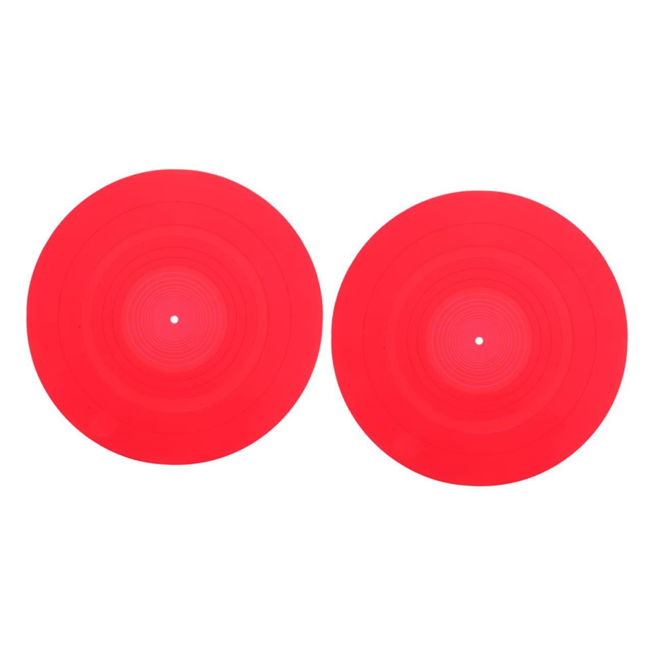 Tappetino Antistatico in Silicone Protezione e Stabilità per Giradischi 2 Pezzi Accessori Essenziali per Piatto Giradischi Vinile per Dj e Appassionati