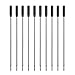 4.5 in (11.6cm) Replaceable Ballpoint Pen Refills Specially for ChaoQ Slim Series Stylus Pens (Pack of 10, Black Ink)
