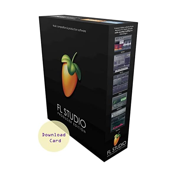 Image Line FL Studio 20 Producer Edition – DAW Software Every Music Producer Loves – Download Card