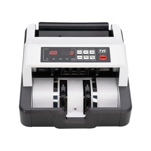 TVS ELECTRONICS 232 Classic Heavy-Duty Note Counter | Fully Automatic Money Counting Machine | 1200 Notes/Min Speed | Mg, UV & IR Fake Note Detector | Compatible with New & Old Currency Counter