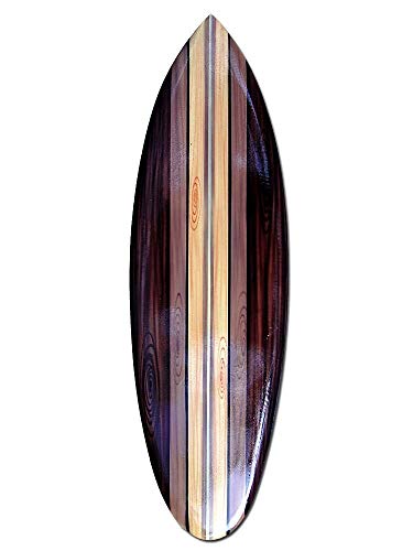 Seestern Sportswear FBA_1851 Planche de surf en bois de 50,80 ou 100 cm, motif aérographe - Planche de décoration