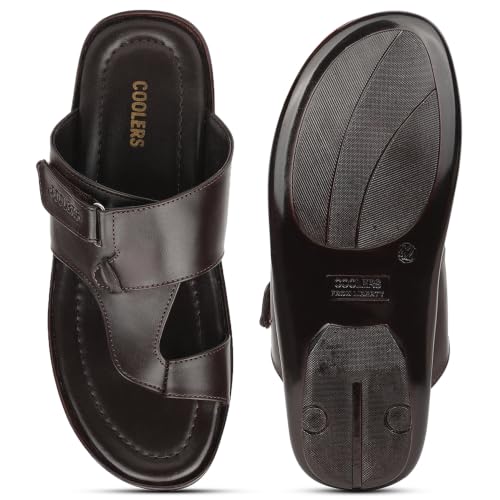 Image of Liberty Coolers ORTIZ-30 Casual Slippers for Men With PU Upper - Comfortable & Lightweight |& Trendy Design | Stylish Footwear, Cushioned Footbed