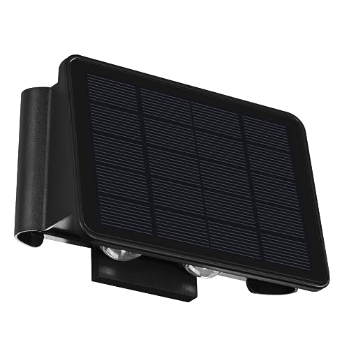 KEALLANS Alumbrado Solar de Pared IluminacióN Exterior Arriba-Abajo LáMpara LED Luces de BañO de Pared Solares para Patio JardíN 4 Luces