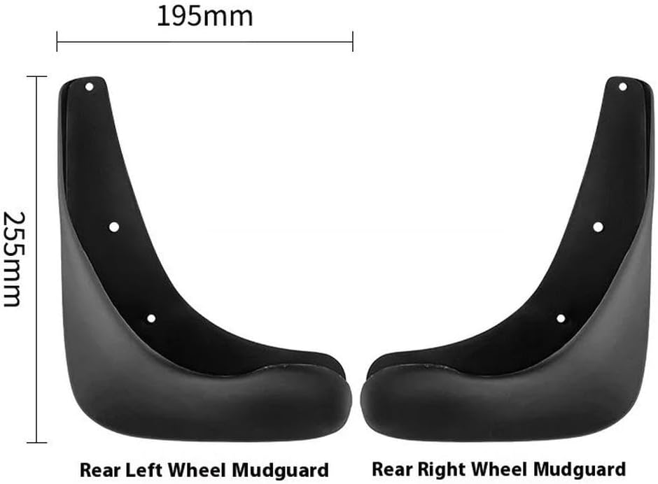 4 Pcs Car MudFlaps Splash Guards Front Rear Wheel Mudguards Car Accessories for Citroen Picasso 2004-2014 Wheel Protection