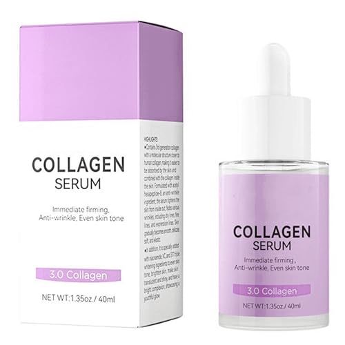 Collagen Serum For Face, Collagen Face Serum For Skin Tightening Helps Lift, Plump, & Firm Sagging