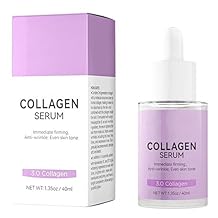 Collagen Serum For Face, Collagen Face Serum For Skin Tightening Helps Lift, Plump, Firm Sagging Skin, Serums For Skin Care, Anti Wrinkle 1.35 Fl Oz