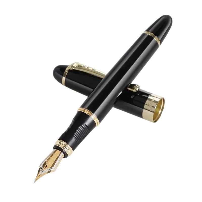 Stylo-plume de luxe en métal pour corriger l'écriture fatiguante au bureau et à l'école