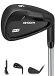 XM-01 Individual Golf Irons or Golf Irons Set - Premium Men Golf Club Iron with Steel Shaft for Right Hand Golfers Stiff Flex (#6 Iron Single, Right)