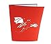 PopLife® Red Flying Dragon 3D Pop Up Father's Day Card - Pop Up Happy Birthday Card, Congratulations, Get Well, Just Because - Mythical Animal, Fantasy, GoT, Magical Gift, LoTR - for Son, for Dad