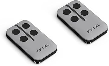 Extel - Lot de 2 télécommandes reconditionnées pour portail et porte de garage - Extel 761100R