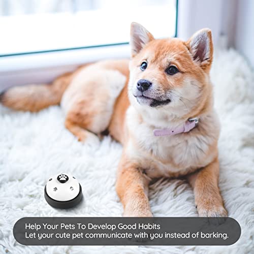 VIMOV Pet Training Bells, Set of 2 Dog Bells for Potty Training, Desk Bell for Dogs, White - Image 7