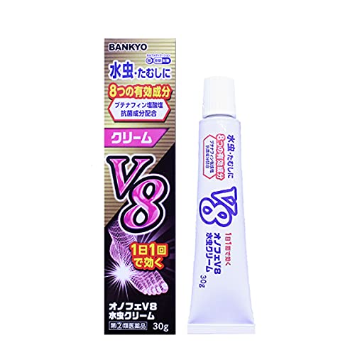 Amazon | 【指定第2類医薬品】オノフェV8水虫クリーム 30g | 万協製薬